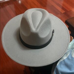 Stylish Gray Fedora Hat